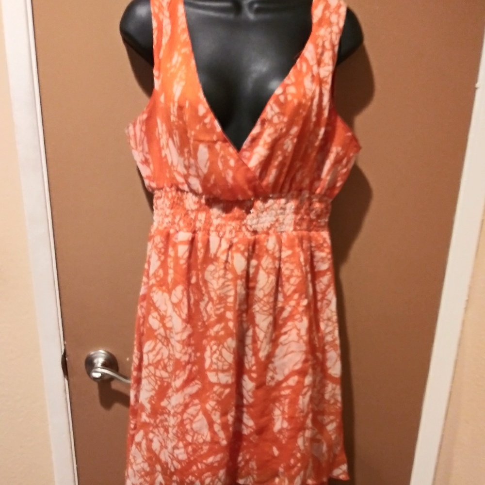 Jessica Taylor Orange Pink Dress Size 1X  XL